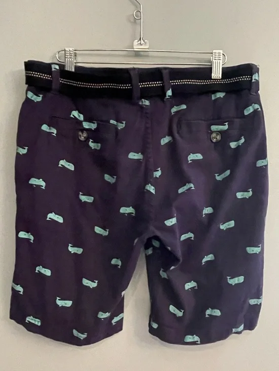 Knickerbocker Vintage Design Navy Printed Shorts - Picture 2 of 6